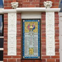 One of the two First World War Roll of Honour panels