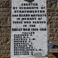 Memorial dedication and Roll of Honour