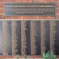 Katunga and District Soldier Settlers Memorial