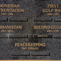 The Memorial has provision for inclusion of additional names should they be required