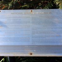 Toowoomba Queensland State National Service Memorial Interpretative Plaque