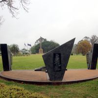 Toowoomba Vietnam War Memorial with the Mothers' Memorial in the Background