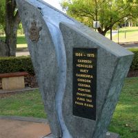 Toowoomba Vietnam War Memorial Royal Australian Air Force Involvement Descriptive Stone