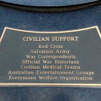 Toowoomba Vietnam War Memorial Civilian Support Commemorative Plaque