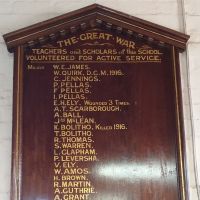Harcourt Methodist Sunday School Honor Roll