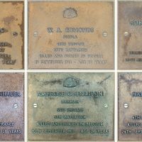 Composite image of individual plaques, in alphabetical order