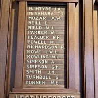 Balranald District roll of Honour FWW Mc-T