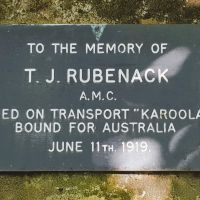 TJ Rubenach Memorial Plaque - Liz Williamson, 11 May 2019