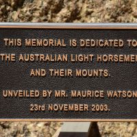 The dedication plaque