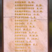 The first of two Second World War tablets