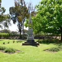 The Memorial to the First World War located within the gardens