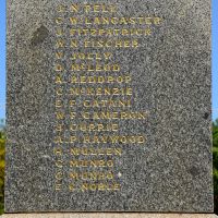 The second Roll of Honour panel