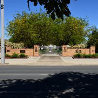 The entrance to the Kyabram Memorial Walkway