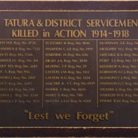 The Roll of Honour is displayed within the Victory Hall