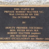 The unveiling plaque