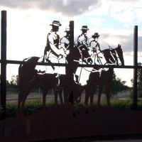 Capella Light Horse Memorial Statue