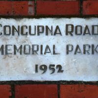 Congupna Road Memorial Park opened in 1952