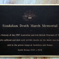 Sandakan Death Marches Memorial Interpretative Plaque