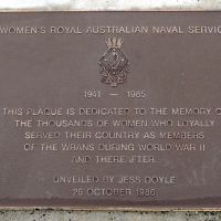 Women's Royal Australian Navy Service (WRANS) 1941 - 1986 Commemorative Plaque