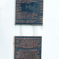 Merchant Navy Mariners/Navy Lost at Sea WW 2 Memorial Interpretative Plaques