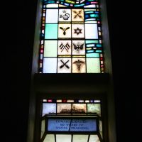 HMAS Cerberus Naval Memorial Chapel Stained Glass Window Commemorating 60 Years of Naval Training at HMAS Cerberus