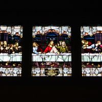 HMAS Cerberus Naval Memorial Chapel Stained Glass Window Commemorating the Officers and Sailors Who Died During the Great War of 1914 - 1918