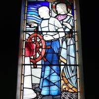 HMAS Cerberus Naval Memorial Chapel Stained Glass Commemorative Window 