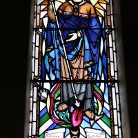 HMAS Cerberus Naval Memorial Chapel Stained Glass Window Commemorating the Women's Royal Australian Navy (WRANS) Service