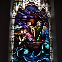 HMAS Cerberus Naval Memorial Chapel Stained Glass Window Commemorating Officers and Men Lost During World War I