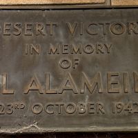 El Alamein Memorial Plaque