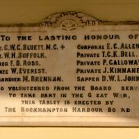 Rockhampton Harbour Board Great War Roll of Honour