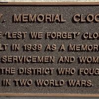 Memorial Clark Plaque