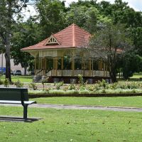 Gympie Memorial Park Bandstand today after two years of repairs and refurbishment due to the floods of 2022 - Nov 2024 