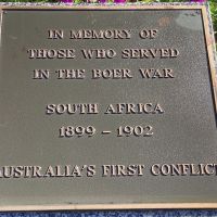 Boer War Plaque