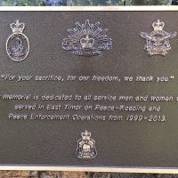 East Timor Plaque