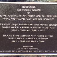 RAAF & RAN Medical Women Plaque