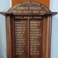 Lethbridge State School Honor Board