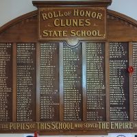 Clunes State School Roll of Honor