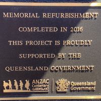 Kumbia War Memorial Plaque