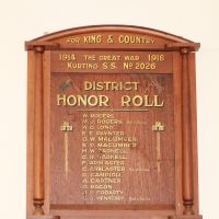 Kurting State School No 2026 District Honor Roll