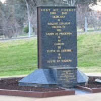 The Memorial to Italian prisoners of war who died in Australia, and all those who served and died