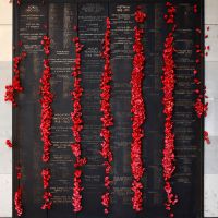 The Roll of Honour panels for Korea to Vietnam