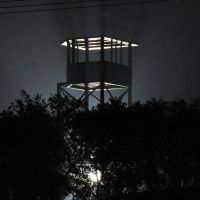 The Guard Tower, on the night of the 75th anniversary of the Breakout