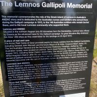 The Lemnos Gallipoli Memorial