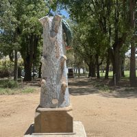 Principal memorial, looking west