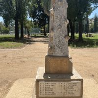 Original memorial, looking north with Lone Pine memorial in rear