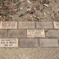 Another example of commemorative pavers