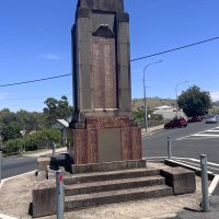 At the roundabout at the end of Sheridan Street