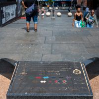 Commando seat memorial in Martin Place.