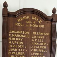 MAIDA VALE 1914-18 ROLE OF HONOUR LOCATED AT KALAMUNDA HISTORY VILLAGE